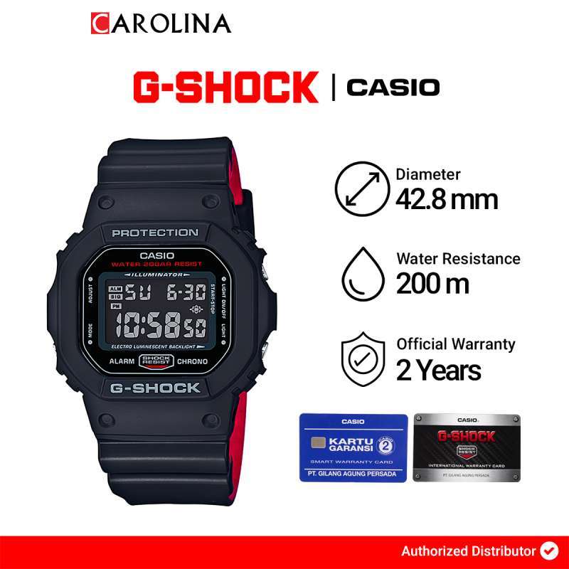 Jual Casio G Shock Dw 5600 Hr 1 Original Branded Harga Diskon