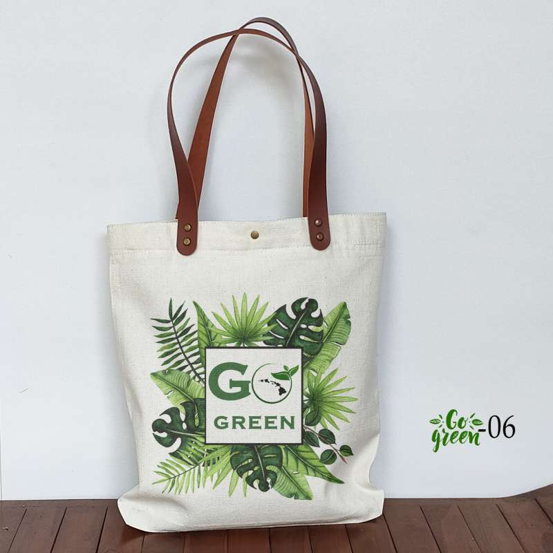 Tote bag go best sale green