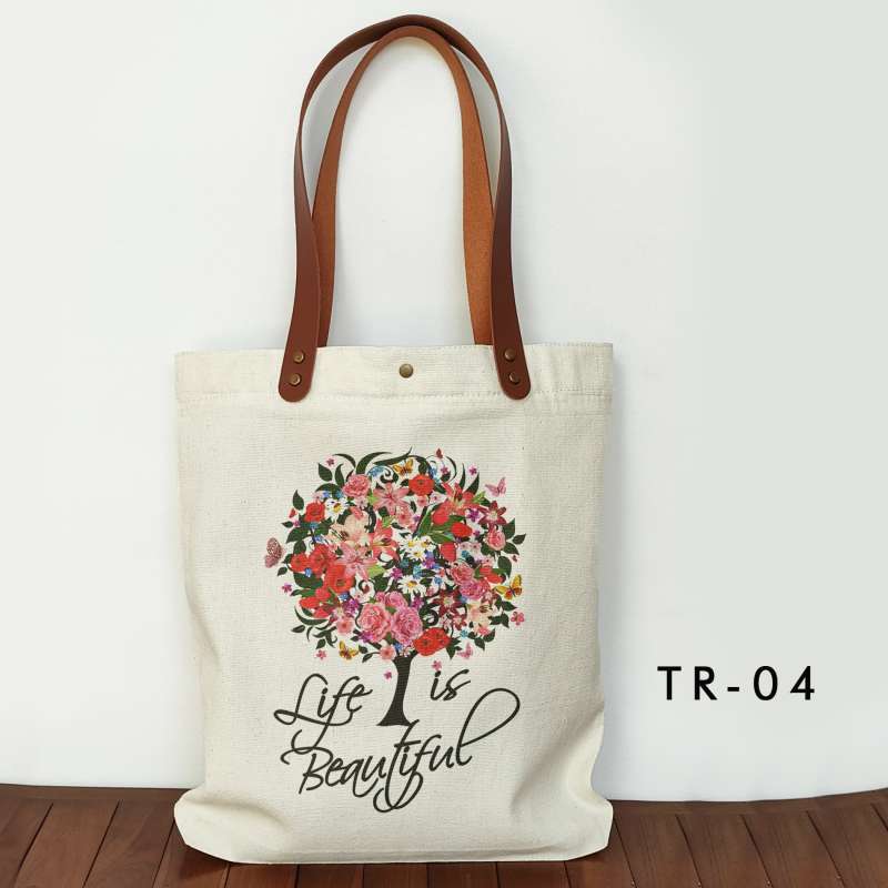 Vintage canvas tas outlet