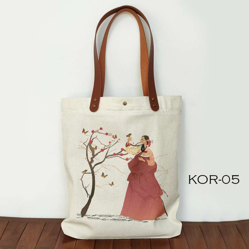 Jual Totebag Souvenir Korea Tas Kanvas Oleh Oleh Korea Kor 05 Di Seller Dewani Margahayu Tengah 2 Kab. Bandung Blibli