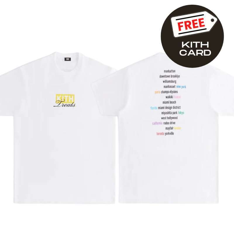 Jual Kith Treats Cafe T-shirt London [KITH-TC-T-LDN] - XXL WHITE