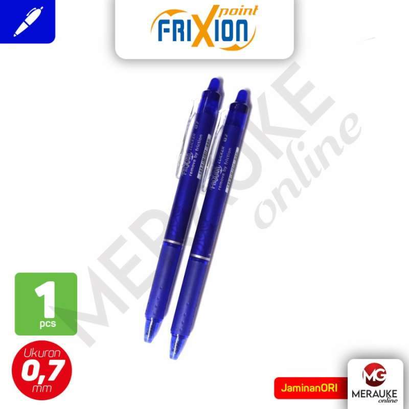 Jual Ballpoint Pilot Frixion Clicker Fine Biru Di Seller