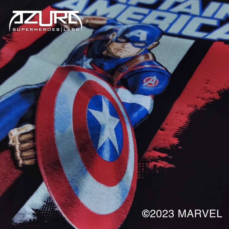 Promo Azura Tshirt Marvel Original Captain America Style Attack