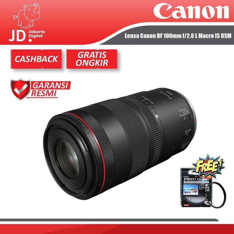 Lensa Canon RF 100mm L Macro IS USM Lens Garansi Resmi
