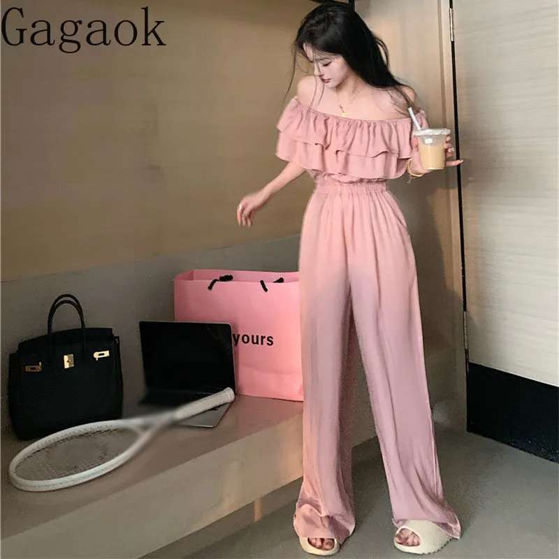 Jumpsuit warna pink store