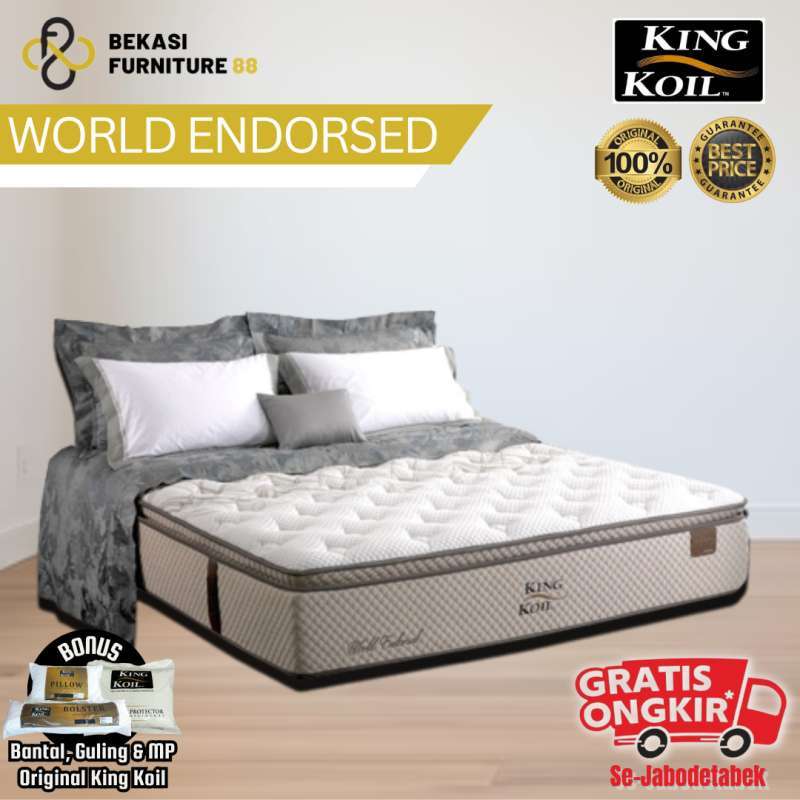 Hanya Kasur KING KOIL Springbed World Endorsed Mattress Only