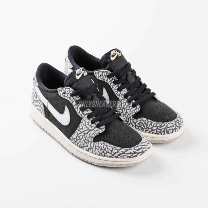 Jual JORDAN 1 LOW RETRO OG BLACK CEMENT 100 Authentic di Seller