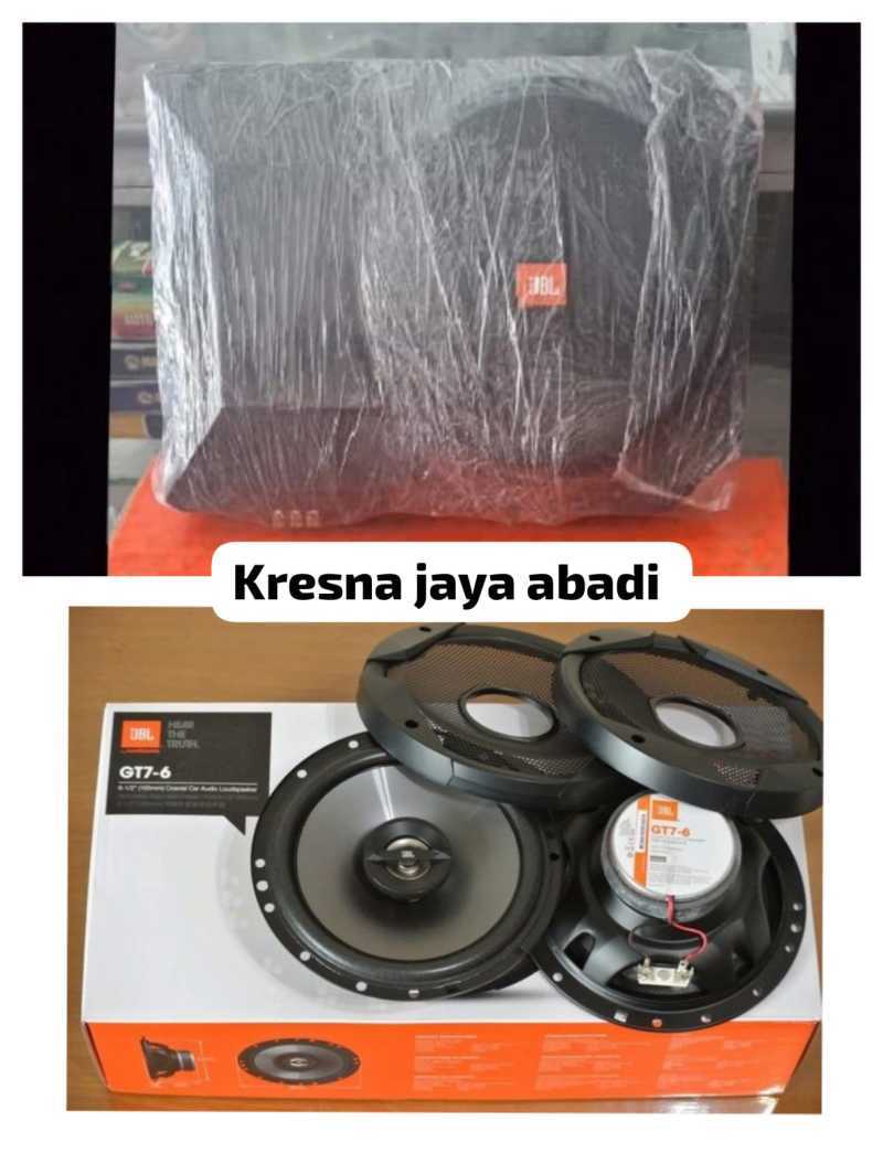 PAKET AUDIO MOBIL JBL SUBWOOFER KOLONG SPEAKER BY HARMAN GARDON FULL