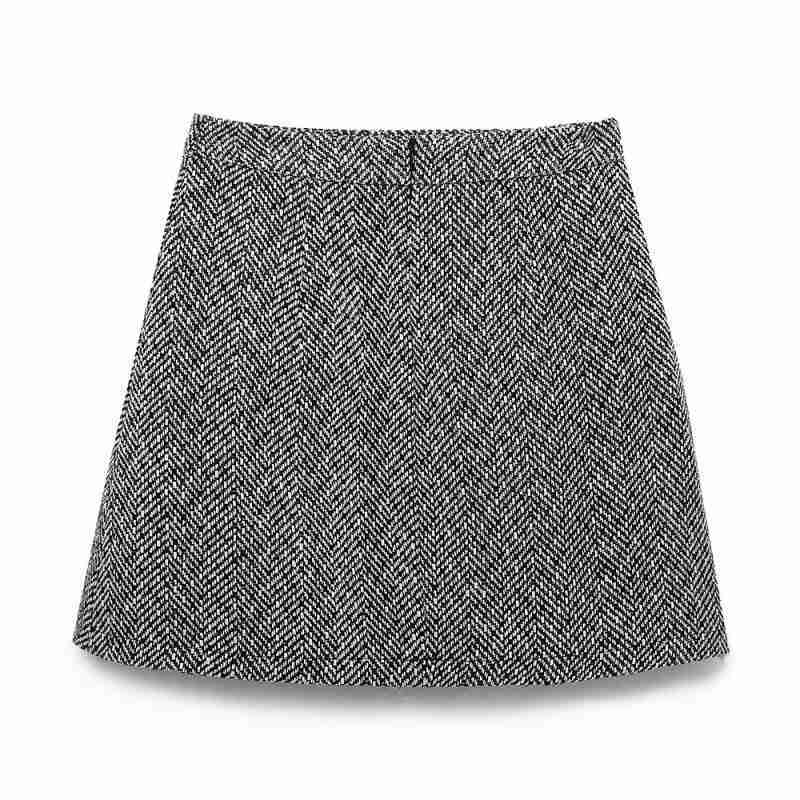 スカート DG2669 STRETCH VISCOSE KNIT MINI SKIRT WITH DG LOGO Short stretch viscose knit skirt with DG logo in Black for