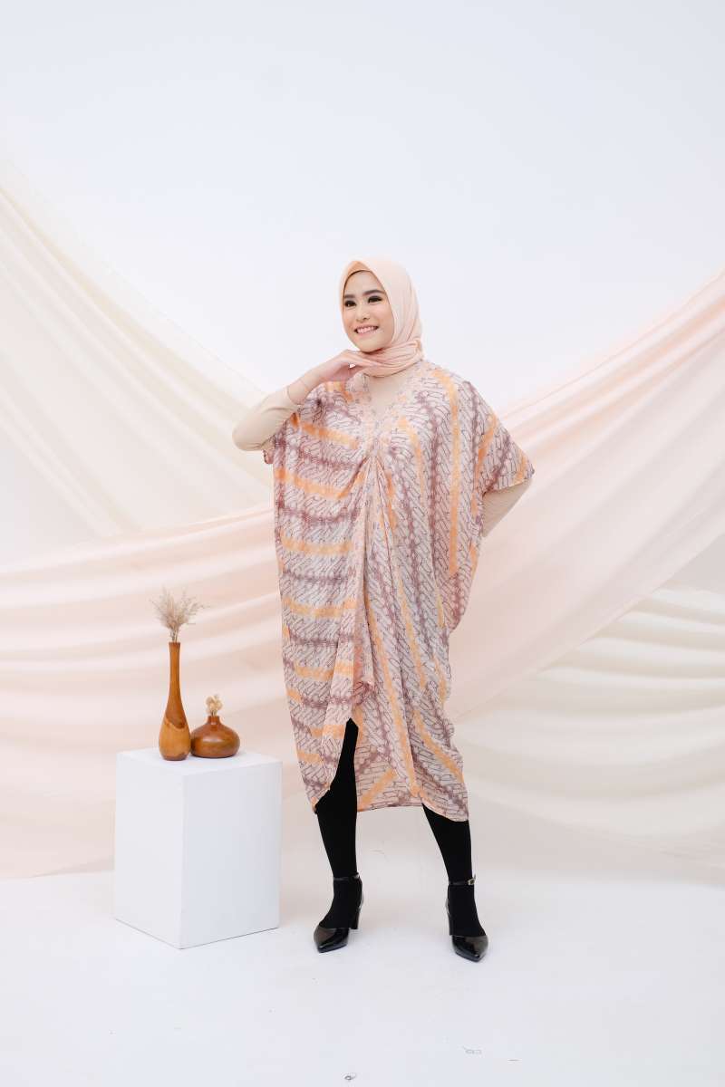 Caviar Wear Kaftan Batik Wanita/Kaftan Modern/Gamis/Dress Batik  Wanita/Tunik/Tunic/Fashion Muslim/Batik Viscose