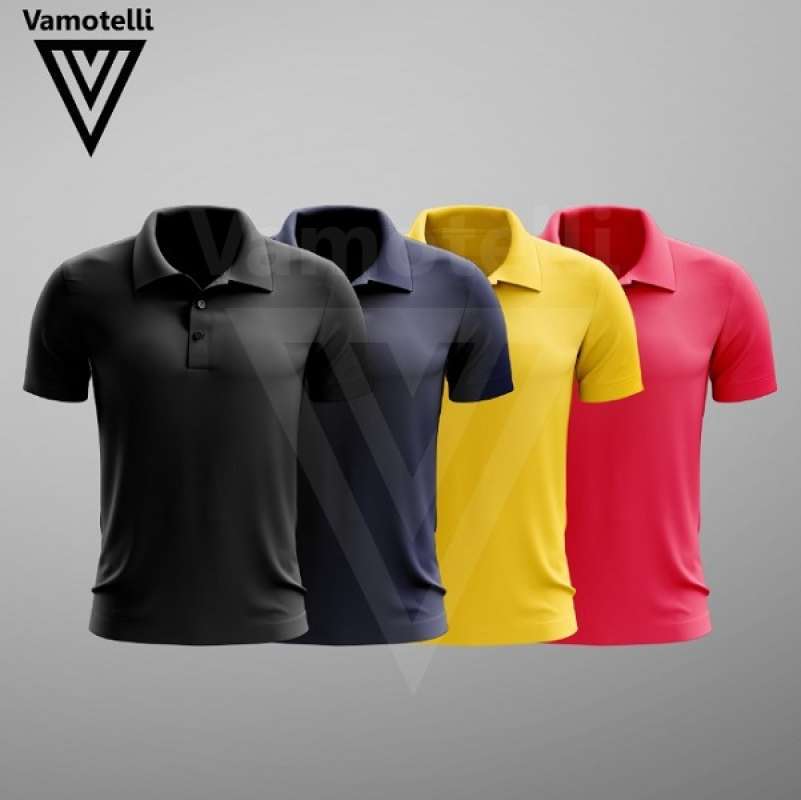 KAOS POLO Polos Oblong Dry fit Drifit Olahraga Sport jersey 1 By Vamotelli