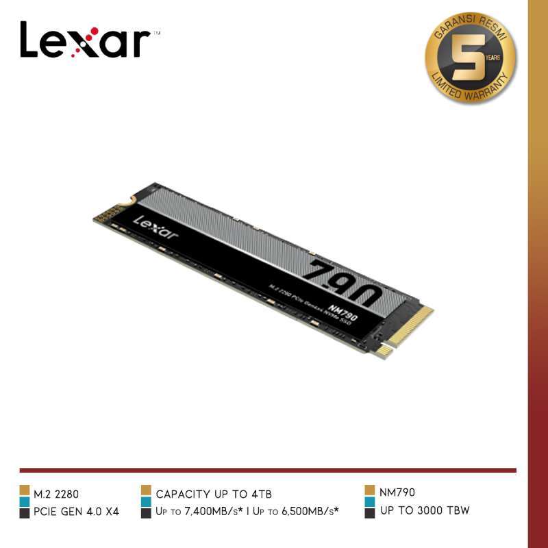 Lexar Pcie Gen Ssd Jual Lexar Nm790 2280 Pcie Gen 4×4 Nvme Ssd 1tb
