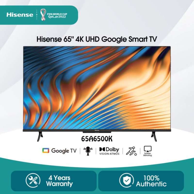 Jual Hisense Led Google Tv 65 Inch 65a6500k / 65a6500 4k Uhd 