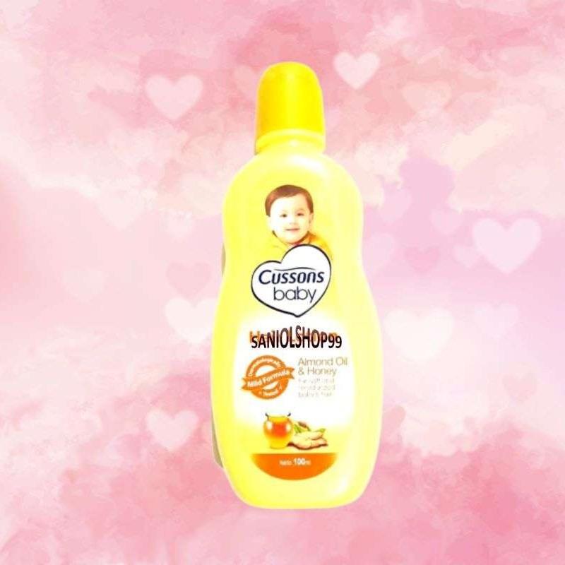Promo Cussons Baby Hair Lotion Kuning Almond Oil Honey 100ml