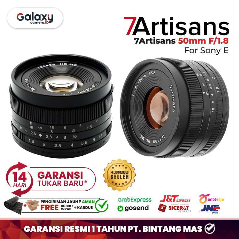 Lensa Fix 50mm Lens For Sony A6000 Lensa 7Artisans 50mm For Sony E