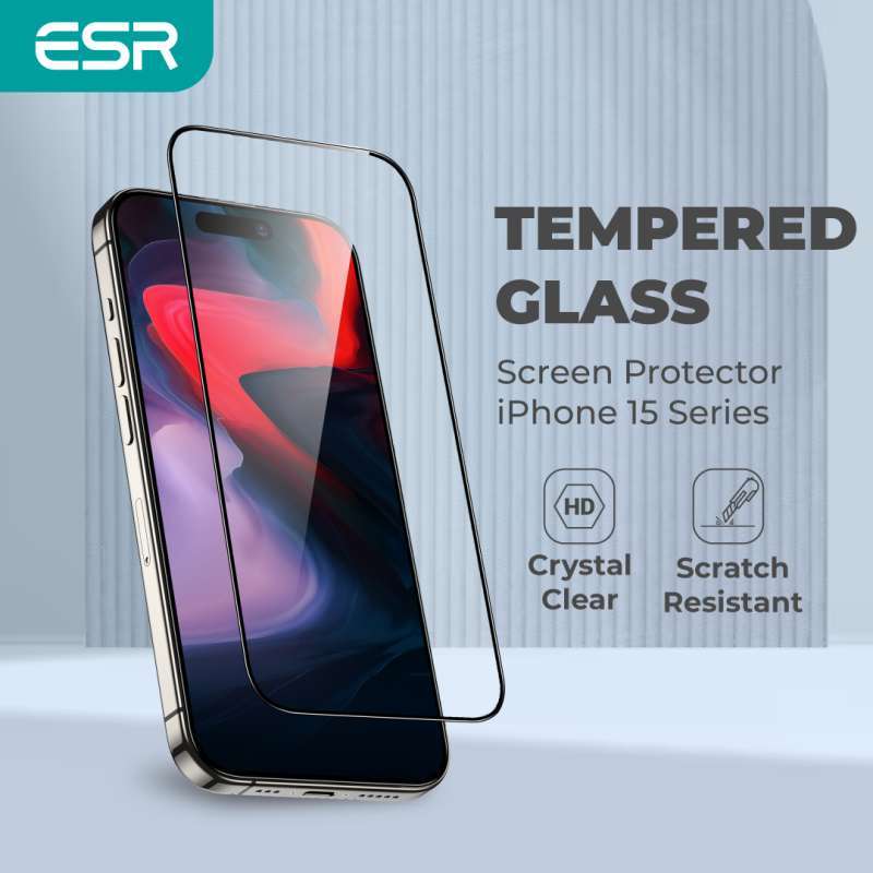 Promo Anti Gores iPhone 15 Series ESR Tempered Glass - 15 Pro Diskon 60% di  Seller ESR Indonesia - Cengkareng Barat, Kota Jakarta Barat