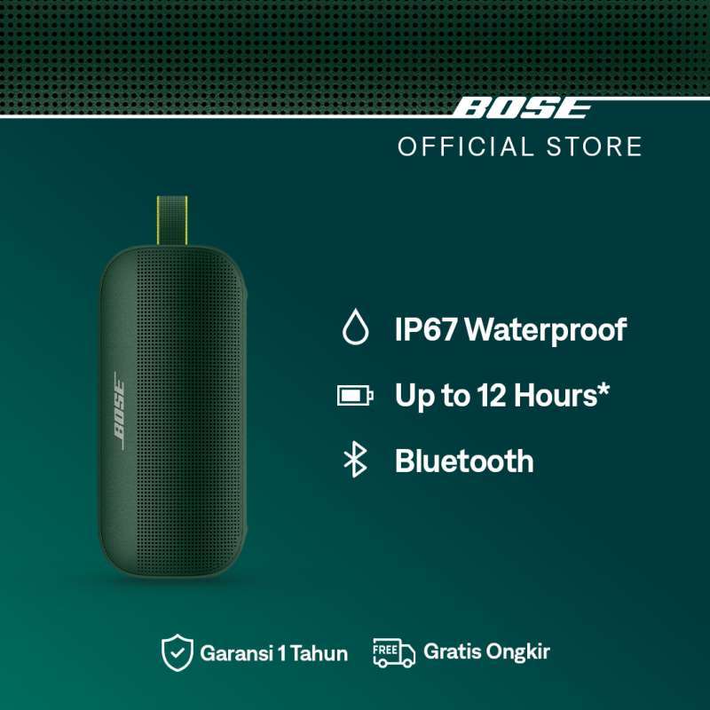 Jual Bose SoundLink Flex Portable Wireless Bluetooth Speaker​ - Cypress  Green di Seller Bose Official Store - Gudang Bose - Kota Jakarta Utara |  Blibli