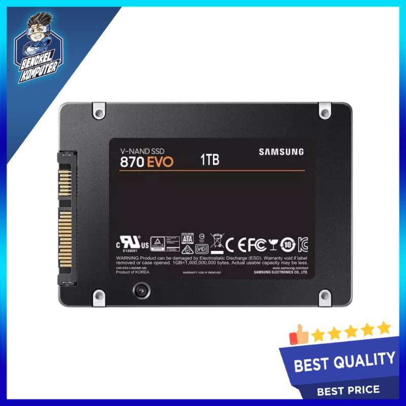 SSD SAMSUNG 870 EVO 1TB-560 MB/s READ, 530 MB/s WRITE