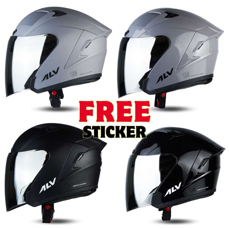 Helm full outlet half face
