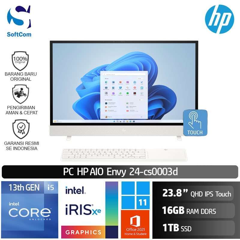 PC HP AIO Envy Move 24 CS0003D [Core i5-1335U/16GB/1TB  Touch/W11+OHS]