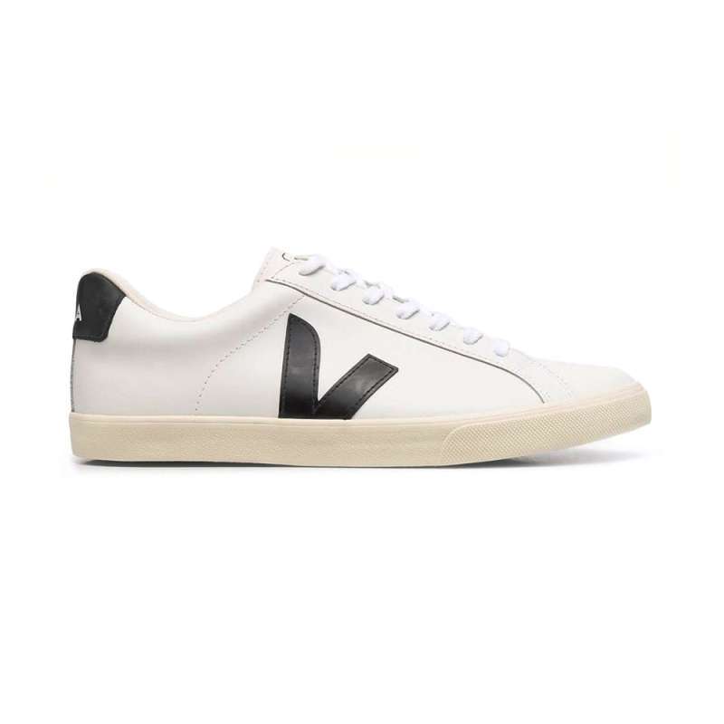 Veja Esplar Low Top Sneakers Leather Extra White Black Women