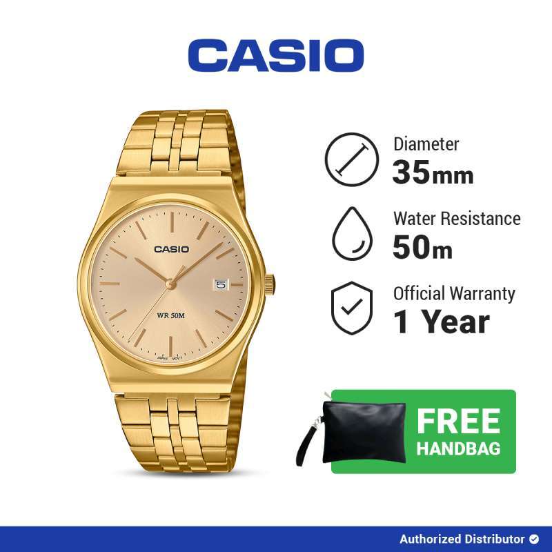 Casio poetical wr50m gold