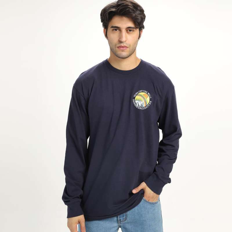 Kaos vans off the wall lengan panjang online