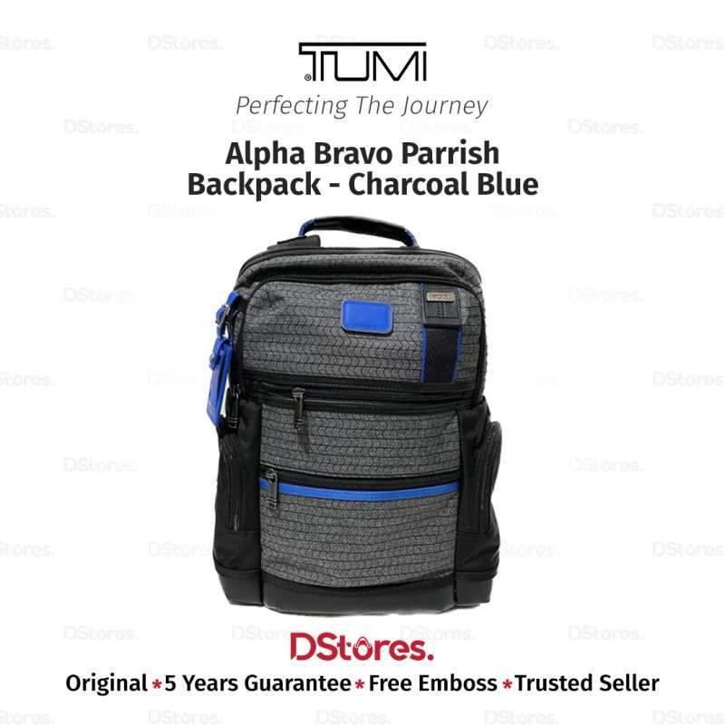 Promo Tum I Tas Ransel Alpha Bravo Parrish Backpack Charcoal
