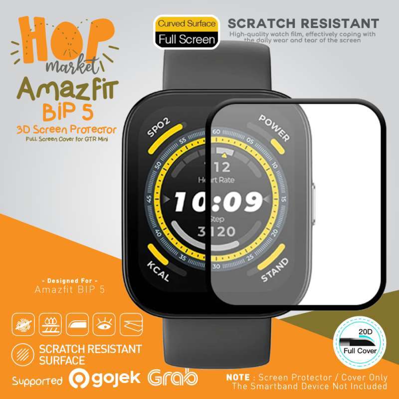 20D Screen Protector for Amazfit Bip 5 Flexible Soft Protective