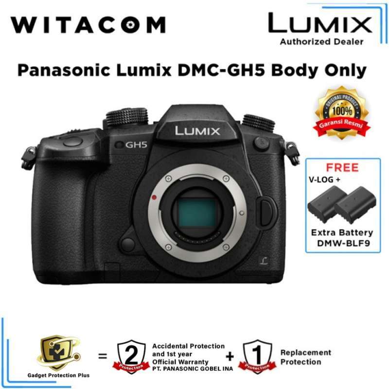 Jual Witacom Panasonic Lumix Dc-gh5 Gh5 Kamera Mirrorless [body