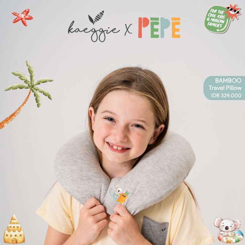 Bamboo travel neck pillow top