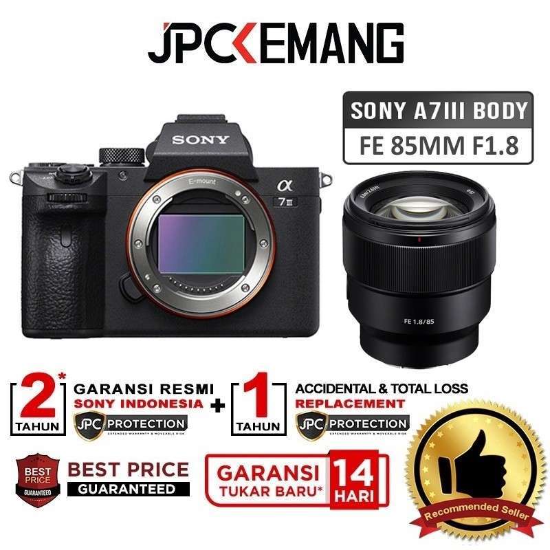 JPC KEMANG Sony Alpha a7 III Body Sony A7 iii Body Sony A7iii body  Sony Alpha 7iii Sony A7 mark iii GARANSI RESMI
