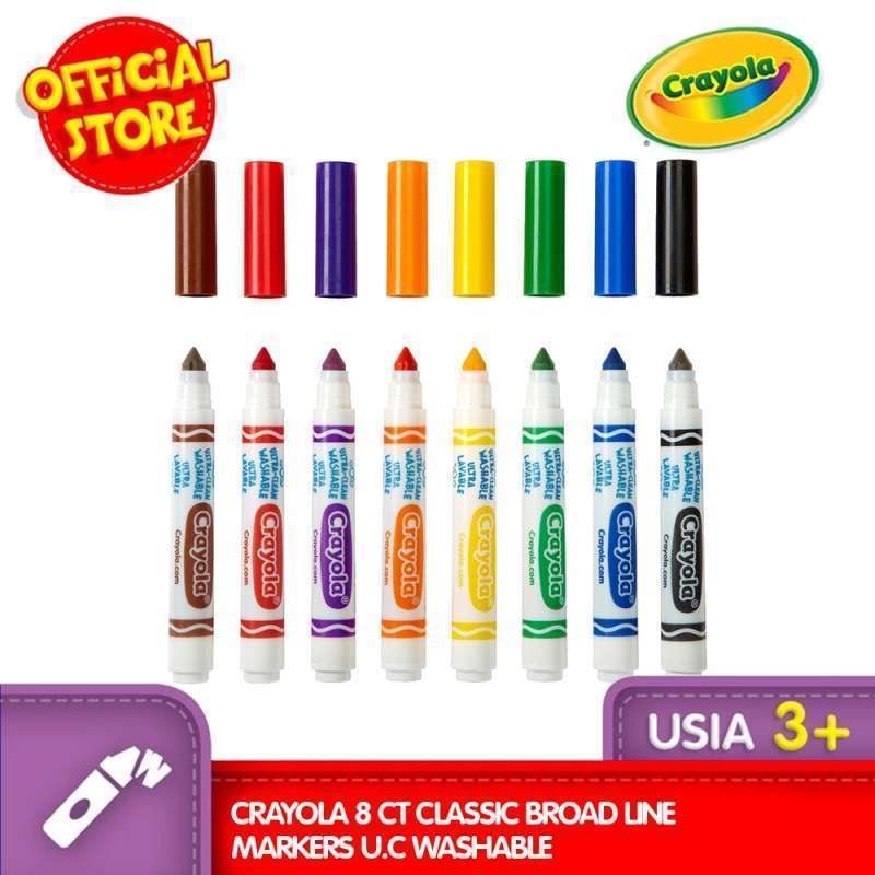 Promo Crayola Classic Color Broad Line Markers Washable