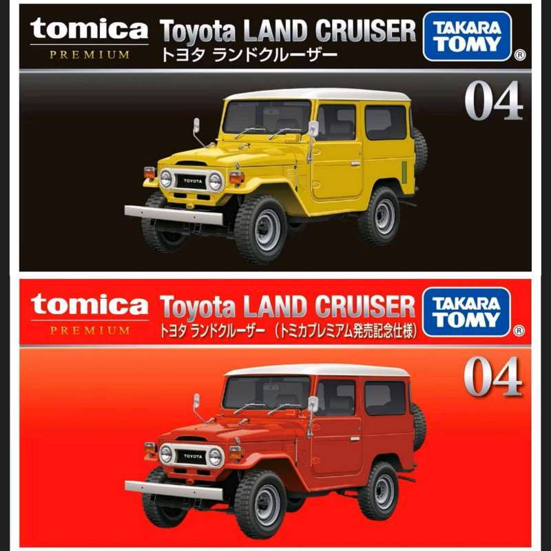 Voiture Miniature Tomica Premium N°04 Toyota Land Cruiser - 1:60, Métal, Boîte Neuve Scellée, édition 2023