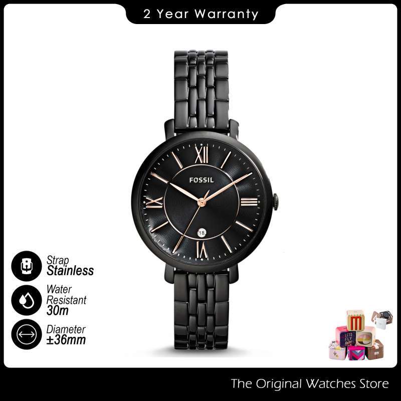 Promo Fossil ES3614 Jam Tangan Wanita Black Diskon 73 di Seller
