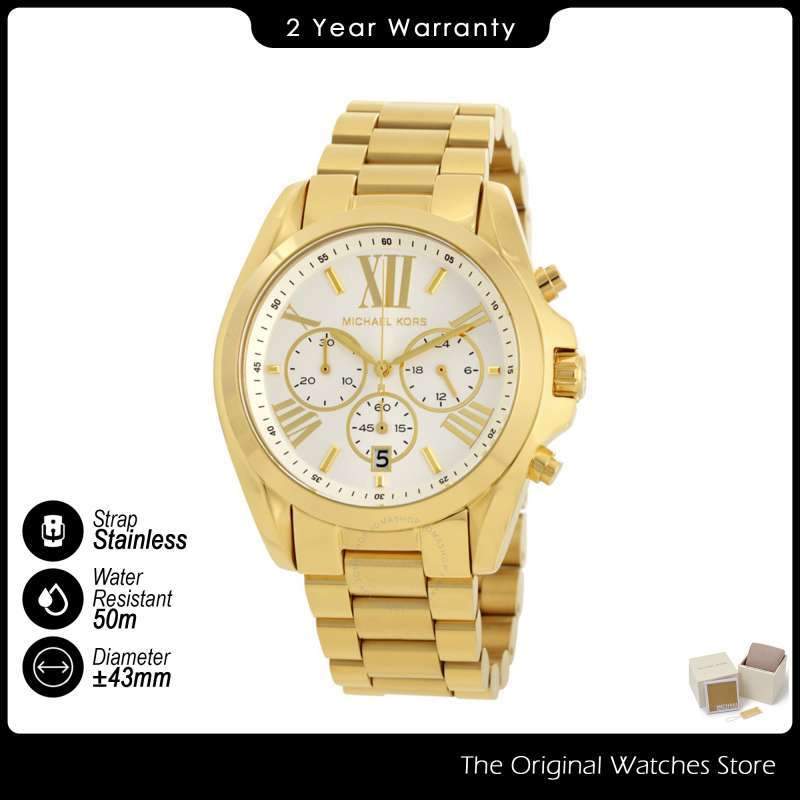 Jual Jam Tangan Wanita Michael Kors Mk6266 Original Jam Tangan Unisex Gold Di Seller Toko Genesis Surabaya Official Store Genesis Global Technology Kota Surabaya Blibli