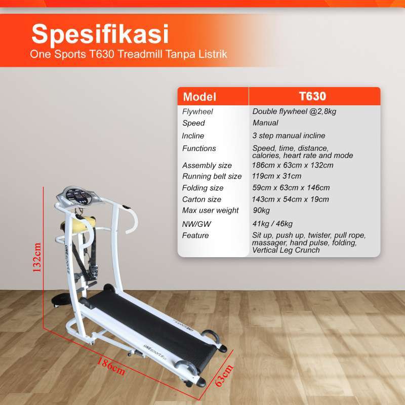 Treadmill one sport 630 online