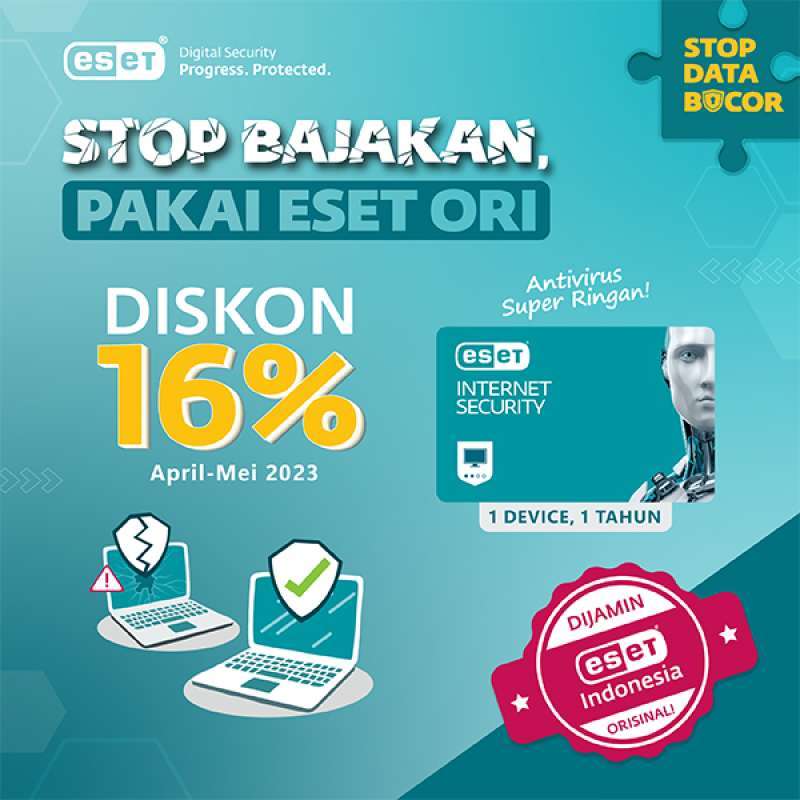 Promo ESET Internet Security Software Antivirus [1 Komputer/1 ...