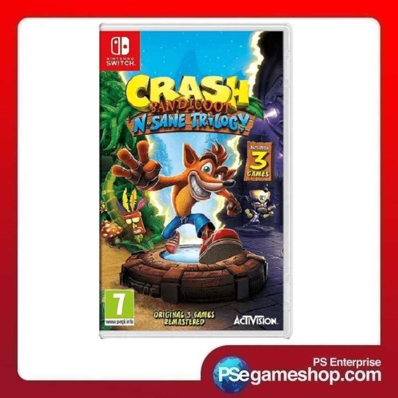 Promo Nintendo Switch Crash Bandicoot N Sane Trilogy Diskon 1% Di