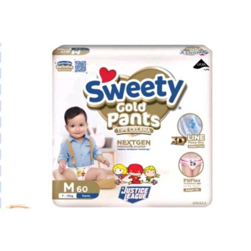 Pampers sweety sale gold pants
