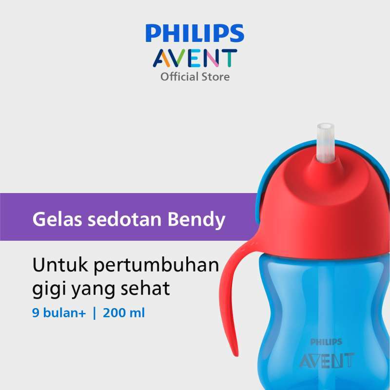 Promo Philips Avent Straw Cup Botol Minum Bayi Dengan