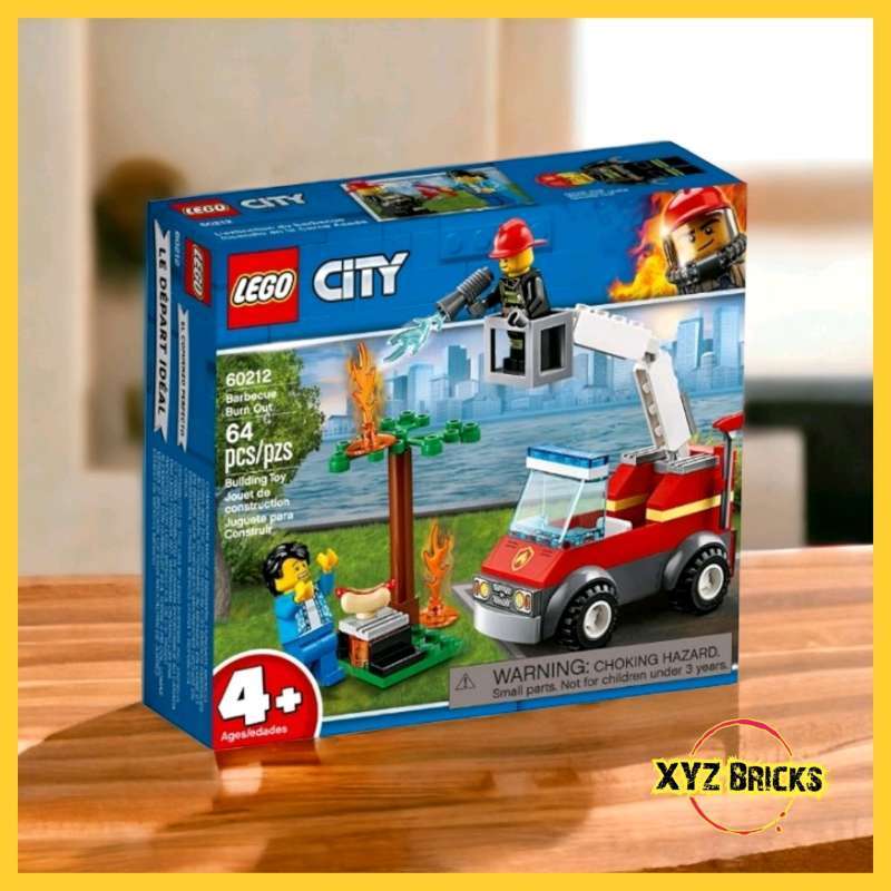 Lego city 60212 deals barbecue burn out