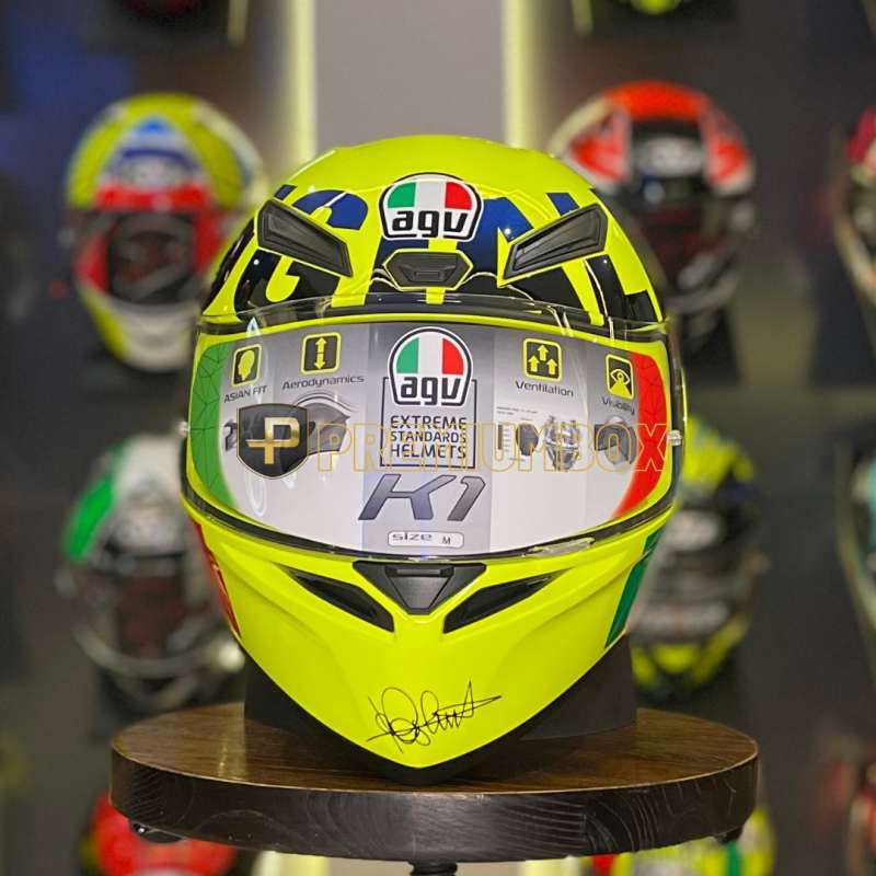 AGV K-1 ROSSI MUGELLO 2016 XL ロッシ 中古品 K1 S JIST Asian Fit