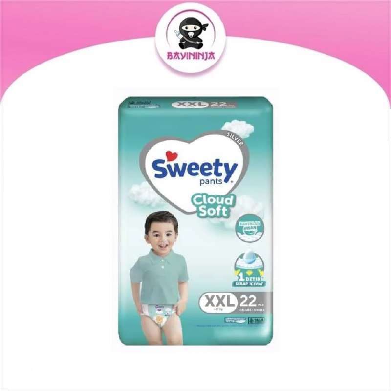 Sweety Silver Pants Popok Celana Size XXL 24 pcs