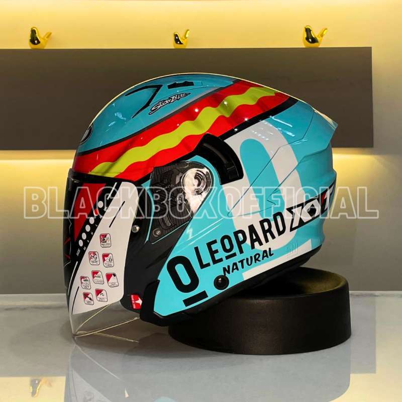 Helm kyt top leopard
