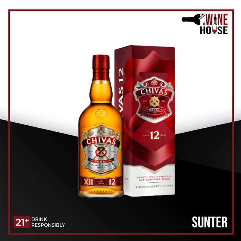 Jual Chivas Regal 12 Years (1.000ml) Blended Scotch Whisky di Seller Wine  House Sunter Official Store Sunter Agung, Kota Jakarta Utara Blibli