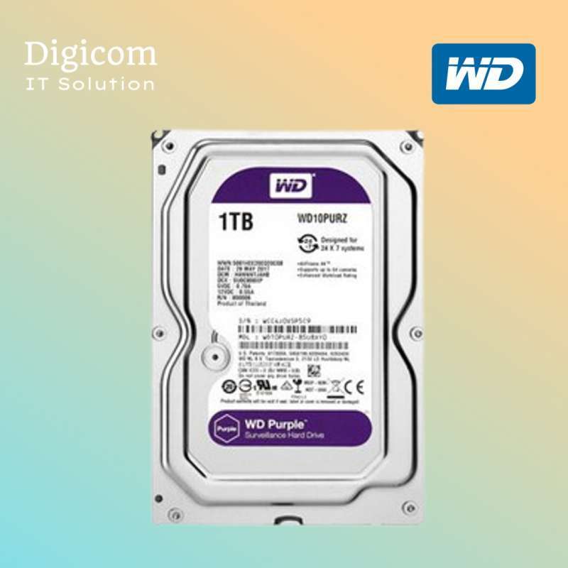 Jual Hdd Wd 1tb Sata Purple Di Seller Digicom Digicom (jl