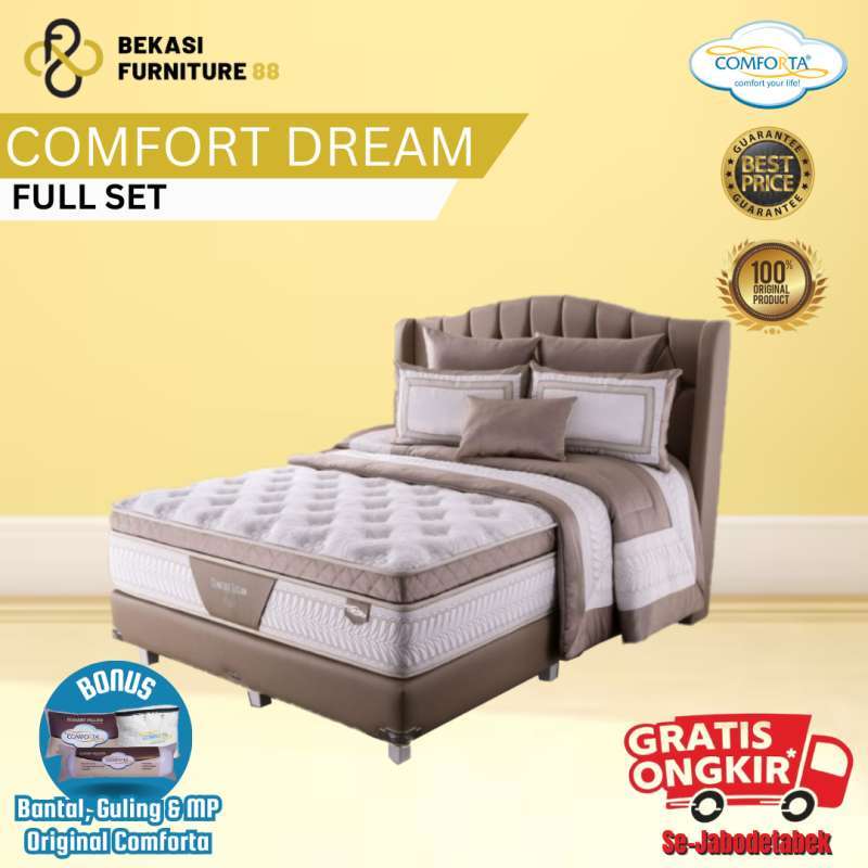 COMFORTA Kasur Springbed Comfort Dream Full Set