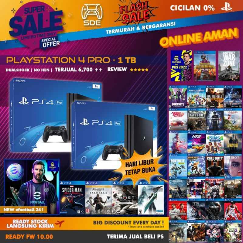 Jual G23 Ps4 Pro 1Tb Hen Permanen Fc 24 Fifa 24 Fullgame Ps 4 Ofw 1 Terra -  Ofw, Tanpa Stik - Jakarta Timur - Kedai Aynari