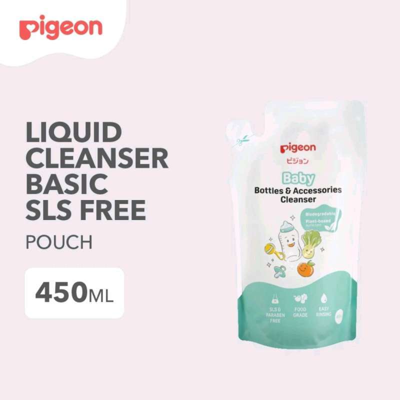 Promo Pigeon Liquid Cleanser Basic 450ml Refill Sabun Cuci Botol